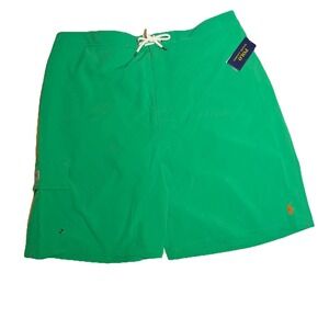Polo Ralph Lauren 3LTKailua Swim Trunk Board‎ Shorts Big & Tall Green  Cargo
